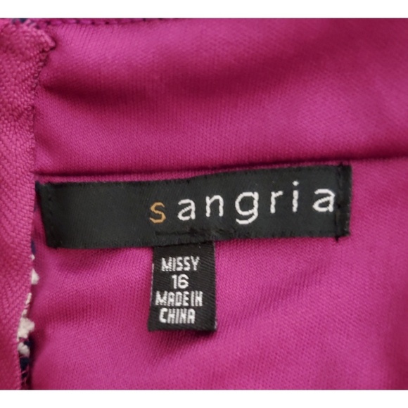 NWT Sangria High Low Dress Size 16 - Picture 4 of 8